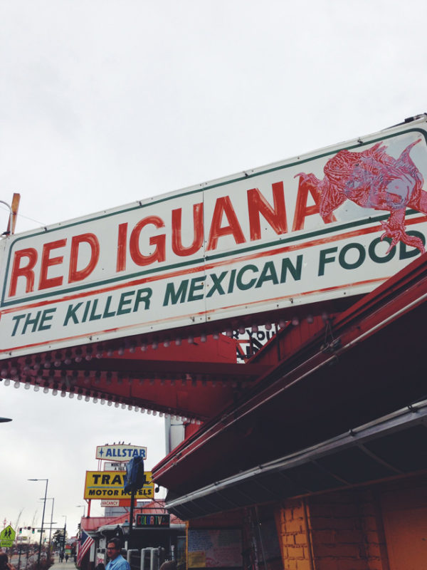 red iguana machacha tostadas