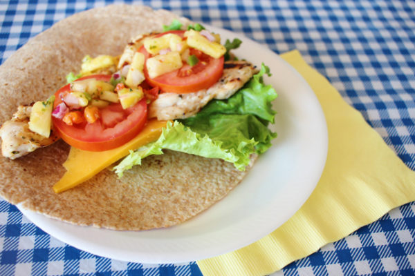 Grilled Chicken Wraps + Summer BBQ Tips We Swear By - Finding Beautiful ...