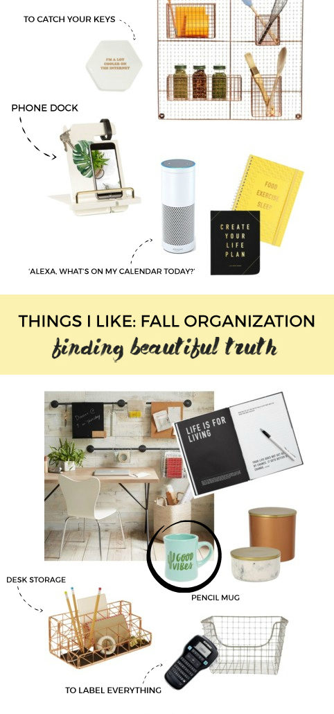 fall organization must-haves to get your place ready for the back-to-school rush | via Finding Beautiful Truth