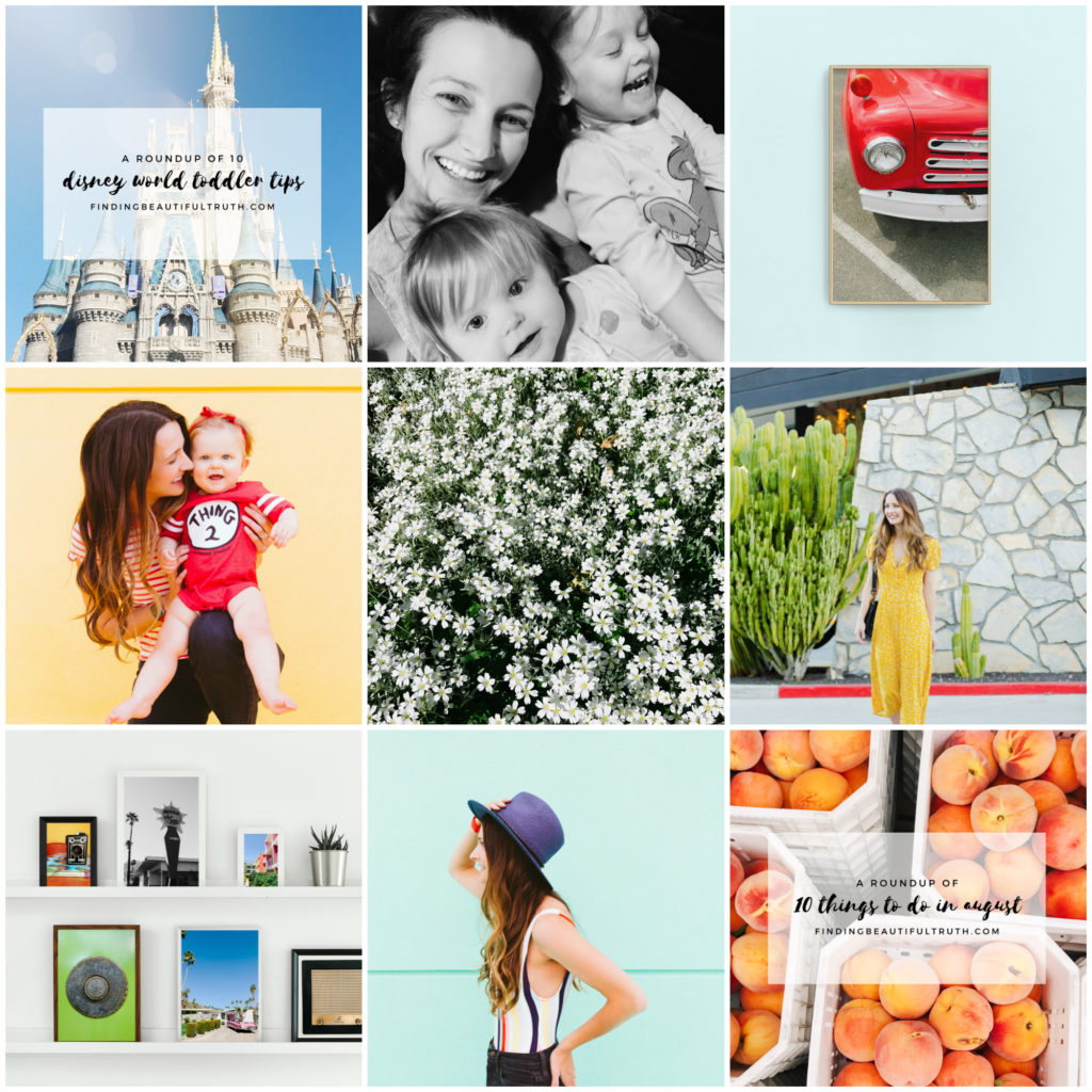 August Instagram Roundup - Finding Beautiful Truth