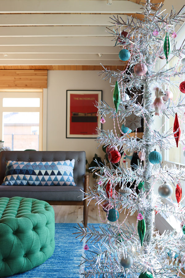 Mid-Century Modern Christmas Home Tour - Finding Beautiful Truth